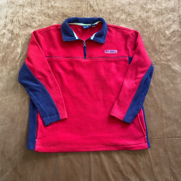 ❣️ VINTAGE 90s Y2K GAP HALF ZIP SWEATSHIRT ❣️ - Picture 1 of 6